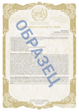 Образец Приложение к СТО 01.064.00220722.2-2020 Шимановск Сертификат СТО 01.064.00220722.2-2020 